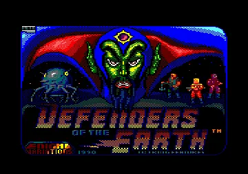 Defenders Of The Earth (UK,F) (1990) (Trainer) screen shot title